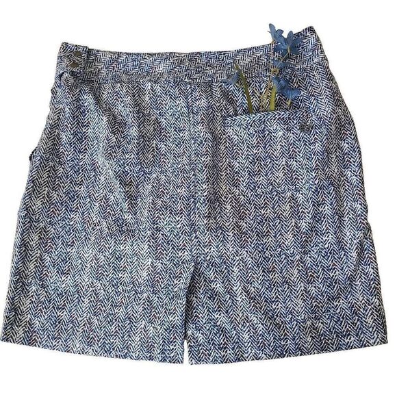 Chase 54 Womens Blue Print Golf Athletic Skort 6 - Picture 2 of 9